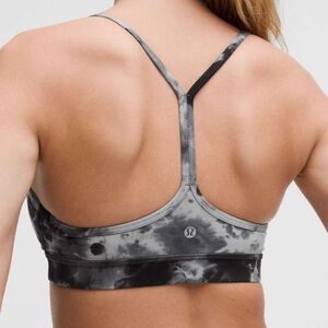 lululemon athletica Gray Tie-Dye Sports Bra
